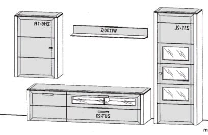 Gwinner Solid Wandkombinationen SL1-SV