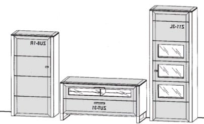 Gwinner Solid Wandkombinationen SL2-SV