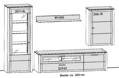 Gwinner Solid Wandkombinationen SL201