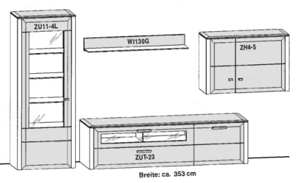 Gwinner Solid Wandkombinationen SL204