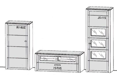 Gwinner Solid Wandkombinationen SL22-SV