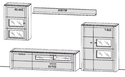 Gwinner Solid Wandkombinationen SL25-SV