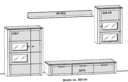 Gwinner Solid Wandkombinationen SL33-SV