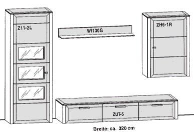 Gwinner Solid Wandkombinationen SL35