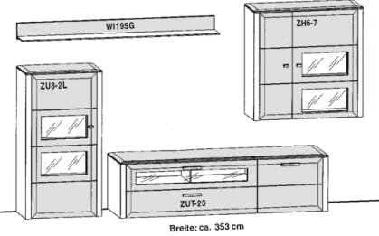 Gwinner Solid Wandkombinationen SL6