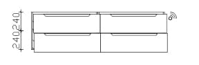 Pelipal Solitaire Solitaire 7020 Waschtisch