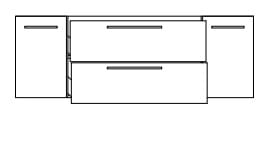 Pelipal Fokus Fokus 4010 Waschtischunterschrank