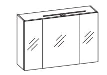 Pelipal Fokus Fokus 4015 Spiegelschrank