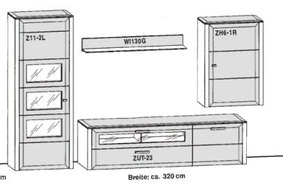 Gwinner Solid Wandkombinationen SL1
