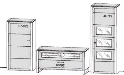 Gwinner Solid Wandkombinationen SL2-SV