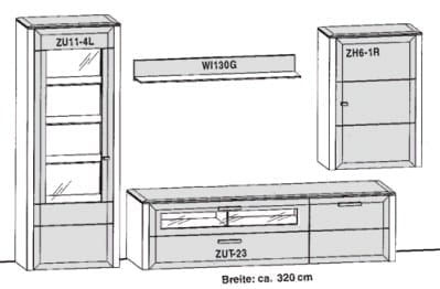 Gwinner Solid Wandkombinationen SL201