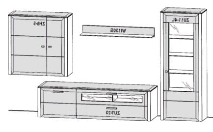 Gwinner Solid Wandkombinationen SL203-SV