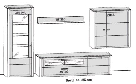 Gwinner Solid Wandkombinationen SL203