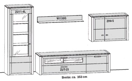 Gwinner Solid Wandkombinationen SL204