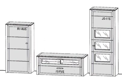 Gwinner Solid Wandkombinationen SL22-SV