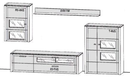 Gwinner Solid Wandkombinationen SL25-SV