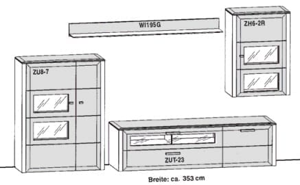 Gwinner Solid Wandkombinationen SL25