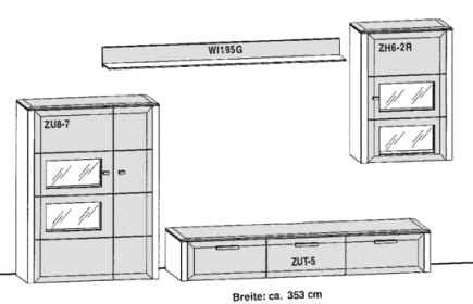 Gwinner Solid Wandkombinationen SL33-SV