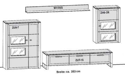 Gwinner Solid Wandkombinationen SL34