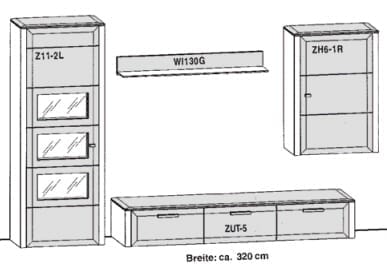 Gwinner Solid Wandkombinationen SL35