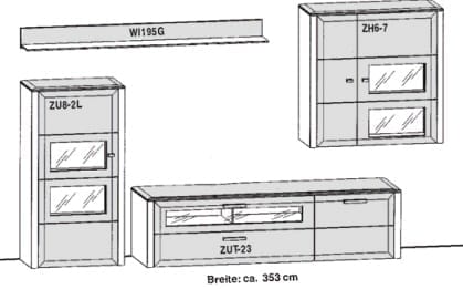 Gwinner Solid Wandkombinationen SL6