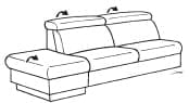 Himolla Sofas - Planopoly 1203 73 U