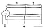 Himolla Sofas - Planopoly 1203 83 H