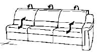 Himolla Sofas - Planopoly 1302 Abschlusselemente 54 _ SR