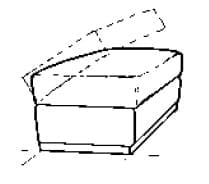 Himolla Sofas - Planopoly 1302 Abschlusselemente 58 X SR