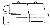 Himolla Sofas - Planopoly 1302 Abschlusselemente 65 X SL