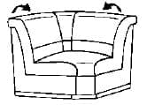 Himolla Sofas - Planopoly 1302 Eckelemente 89 X