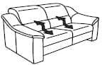 Himolla Sofas - Planopoly 1505 81 U