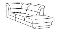 Himolla Sofas - Planopoly 1505 92 X SR