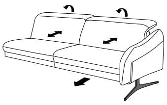 Himolla Sofas - PROmotion 1808 Abschlusselemente Abschlusselement 22 . SR