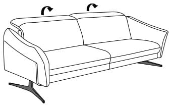 Himolla Sofas - PROmotion 1808 Sofas Sofa 51 .