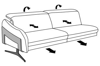 Himolla Sofas - PROmotion 1809 Abschlusselemente Abschlusselement 87 . SL