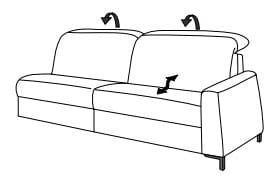 Himolla Sofas - Back to Basics 1821 20 . SR