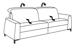 Himolla Sofas - Back to Basics 1821 81 .