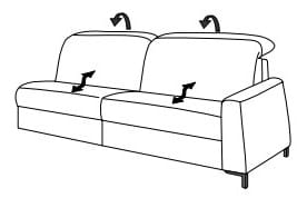 Himolla Sofas - Back to Basics 1821 86 . SR