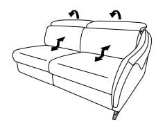 Himolla Sofas - Back to Basics 1917 88 . SR