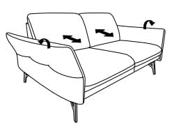 Himolla Sofas - PROmotion 1928 Sofas Sofa 61 .