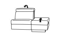 Himolla Sofas - Tangram 9703 72 X SR