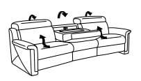 Himolla Sofas - Tangram 9703 76 M