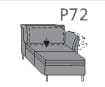 Willi Schillig Sofas 15291 - Select Sun plus KL 75R