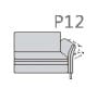 Willi Schillig Sofas 15291 - Select Sun plus M 90R