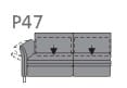 Willi Schillig Sofas 15291 - Select Sun plus NL 75L