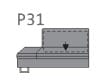 Willi Schillig Sofas 15281 - Select Venus plus MX 90L