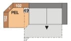 Zehdenick Polstermöbel MM-ZE1004 PEL