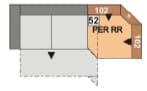 Zehdenick Polstermöbel MM-ZE1004 PERRR